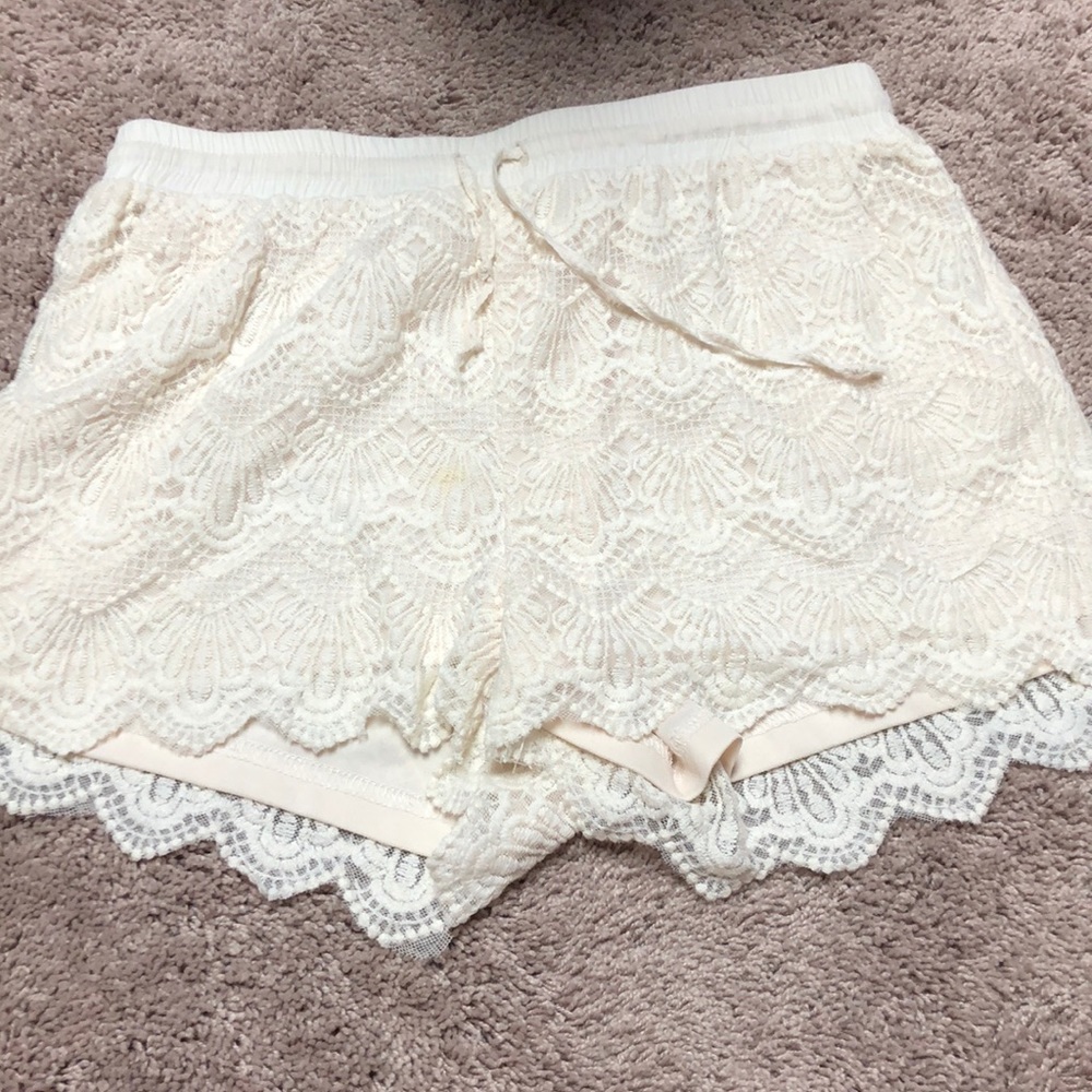 Good condition Miami lace shorts